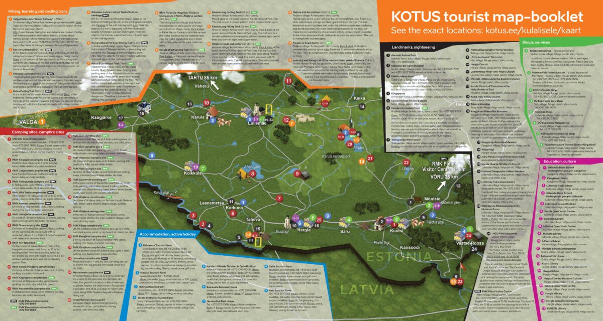 Kotus Region Tourism Map - Kotus